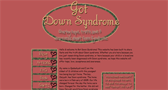 Desktop Screenshot of gotdownsyndrome.net